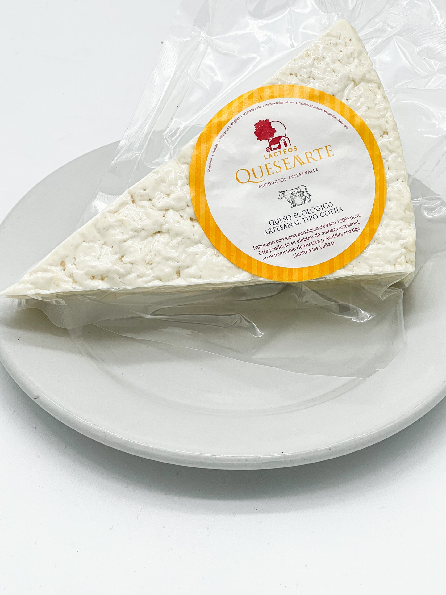 Queso ecológico artesanal tipo cotija, Quesearte